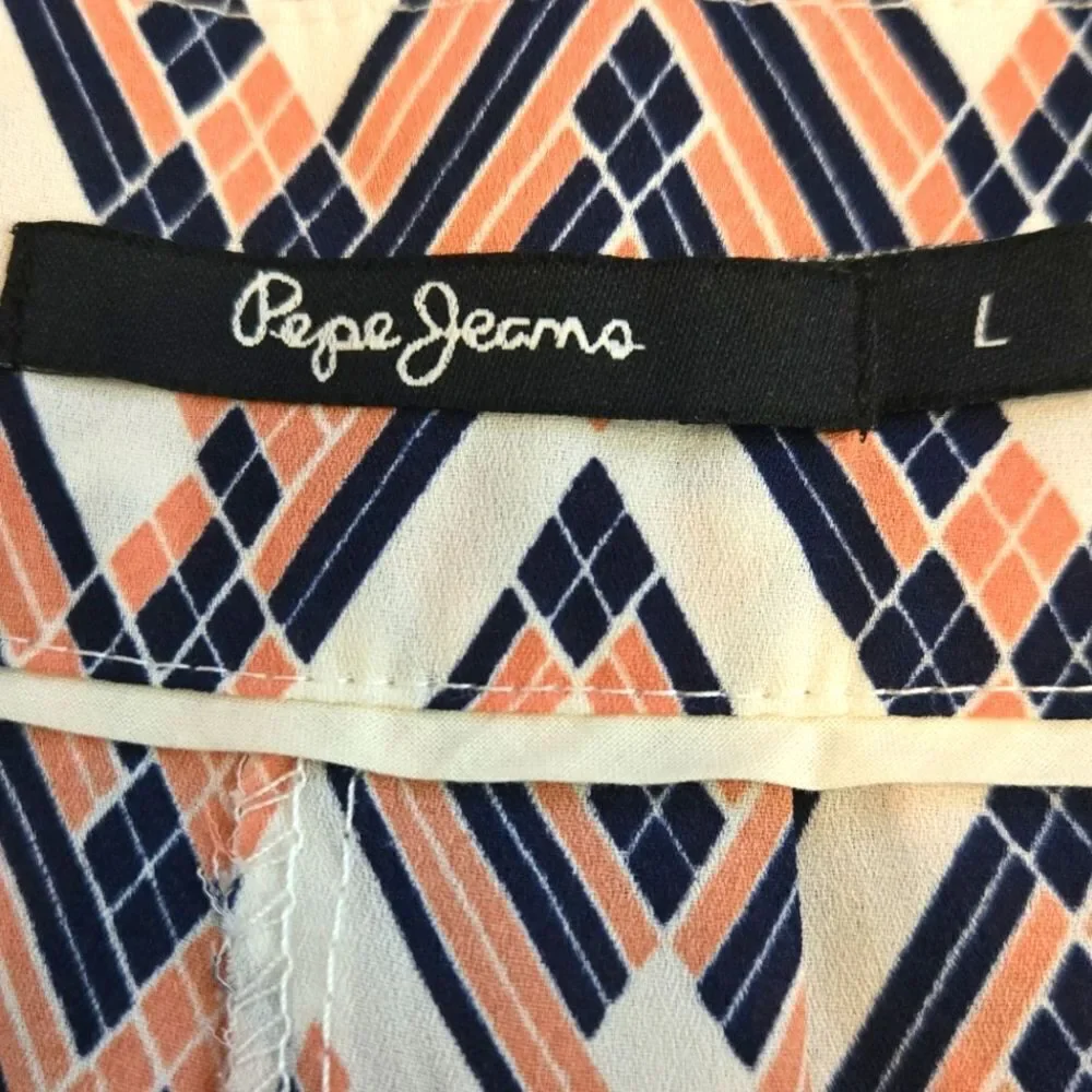 EC PEPE JEANS FLOWY SHORTS W/POCKETS & EMBROIDERED WAIST BAND SZ.L